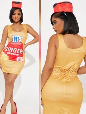 McCormick Ginger Spice 1 Piece Dress Costume